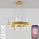 подвесной светодиодный светильник natali kovaltseva smart нимбы innovation style 83047