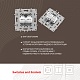 розетка rj45 arte milano 217.45-2.silver
