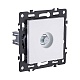 розетка tv, белый kollinger asthetik as-020wh