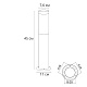 ландшафтный светильник arte lamp salire a3158pa-1bk