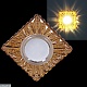 встраиваемый светильник reluce 12041-9.0-001ld mr16+led3w tea
