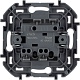 выключатель двухклавишный legrand inspiria 673623