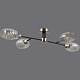 люстра на штанге illumico il0285-4csq-79 bk ab