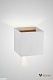 настенный светильник am group am113-2x5w wh+gl