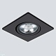 встраиваемый светодиодный светильник elektrostandard 15273/led черный 4690389176661