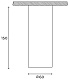 накладной светильник hesby lighting focus hsbl_0100