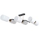 потолочная люстра illumico il0809-6asq-25 bk ab naples