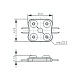 модуль герметичный arlight arl-orion-r20-12v cool (2835, 4 led) 026535(1)