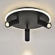 потолочный светильник escada 20046sma/03led bk