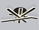 потолочная люстра ambrella light acrylica original fa8906