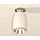 комплект накладного светильника ambrella light techno spot xs1122042 swh/psl белый песок/серебро полированное (n6903, c1122, n7032)