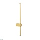 настенный светильник indigo linea 14024/b/1w brass v000126l