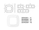 рамка одноместная ambrella volt coint of640101