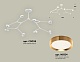 люстра на штанге ambrella light traditional (c9059, n8124) xb9059152