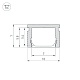 алюминиевый профиль arlight pik-1007-3000 anod 045493