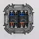 переключатель двухклавишный legrand inspiria 673665