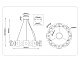 подвесная люстра ambrella light high light crystal lh31027