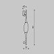 настенный светильник modestyle ms.88921.01 gd