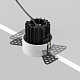 встраиваемый светильник maytoni round dl058-7w2.7k-trs-b