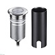 грунтовый встраиваемый светильник odeon light nature ingro 6660/1gl3