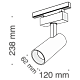 трековый светильник maytoni track lamps tr019-2-15w4k-b