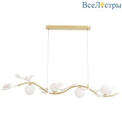 Подвесная люстра Crystal Lux Colibri SP4 Gold