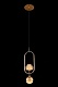 подвесной светильник lilith le7709/1s black chrome/gold