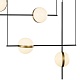 потолочный светильник delight collection md2062 md2062-4b black/brass