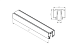 шинопровод встраиваемый arlight mag-orient-track-2653-str-d-2000 (bk) 041292