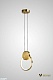 подвесной светильник am group am463 polished gold