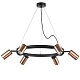 подвесная люстра lightstar rullo (571016+214430-6) lr016306