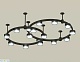 комплект подвесного светильника ambrella light techno ring xr92221160 (a9222, a9227, c9242, c9238, n8133)