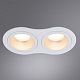 встраиваемый светильник arte lamp alkes a2161pl-2wh