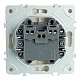 выключатель двухклавишный stekker эмили rsw10-5116-01 белый фарфор soft touch 50822