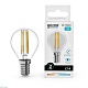 лампа светодиодная gauss filament elementary e14 10w 4100k 52120