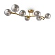 потолочная люстра freya bubbles fr5162pl-07g
