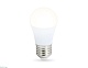 светодиодная лампа ambrella light bulbing e27 13w 4000k шар 451304