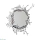 зеркало delight collection mirror 8658w/s clear