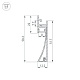 профиль arlight plintus-h58-f-2000 anod 046391