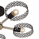 люстра на штанге escada banjo 679/5p black