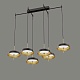 подвесная люстра delight md18001061-6b  black/gold