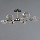 люстра на штанге illumico il0272-6csq-25 bk ab trento