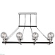 подвесная люстра lumina deco ldp 9110-8-pr bk+chr