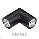 соединитель профиля arlight round-d36-360-90 black 050543