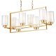 подвесная люстра lumina deco lino ldp 1239-8 f.gd