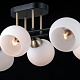 потолочная люстра illumico il0790-6csq-25 bk ab trento