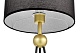 настольная лампа lumina deco belforte ldt 5527 gd+bk