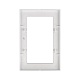 рамка одноместная arlight frm-glare-gs-d-wh 043789