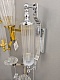 бра crystal lux tomas ap1 chrome