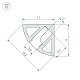 профиль arlight sl-kant-h11-2000 anod olive grey 038197